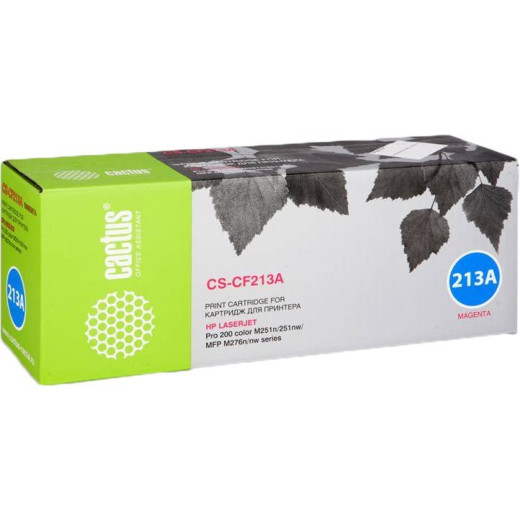 Картридж лазерный Cactus CS-CF213A magenta ((1800 стр.) для HP LaserJet Pro 200 M251/M276) (1800 стр.) (CS-CF213A)