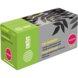 Картридж лазерный Cactus CS-TK5220Y yellow ((1200стр.) для Kyocera Ecosys M5521cdn/M5521cdw/P5021cdn) (CS-TK5220Y)