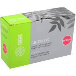 Картридж лазерный Cactus CS-TK1120 (TK-1120K), черный, 3000 страниц, совместимый, для Kyocera FS-1060DN, FS-1025MFP, FS-1125MFP