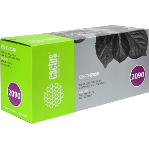 Картридж лазерный Cactus CS-TN2090 black ((1000стр.) для Brother DCP-7057) (CS-TN2090)