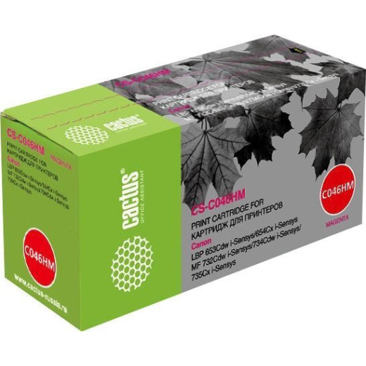 Картридж лазерный Cactus CS-C046HM magenta ((5000стр.) для Canon LBP 653Cdw/654Cx/MF732Cdw/734Cdw/735Cx) (CS-C046HM)