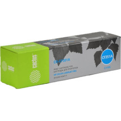 Картридж лазерный Cactus CS-CF351A blue ((1000стр.) для HP M176/M177) (CS-CF351A)