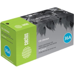 Картридж лазерный Cactus CS-CB436AS black ((2000стр.) для принтеров HP LaserJet P1505/M1120/M1522) (CS-CB436AS)