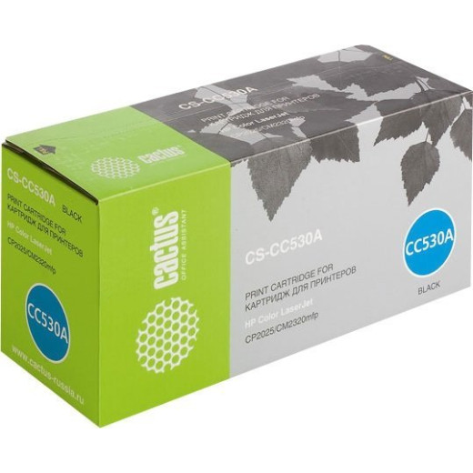 Картридж лазерный Cactus CS-CC530A black ((3500стр.) для HP CLJ CP2025/CM2320) (CS-CC530A)