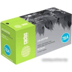 Картридж лазерный Cactus CS-CE278AS black ((2100стр.) для HP LJ P1566/P1606w) (CS-CE278AS)