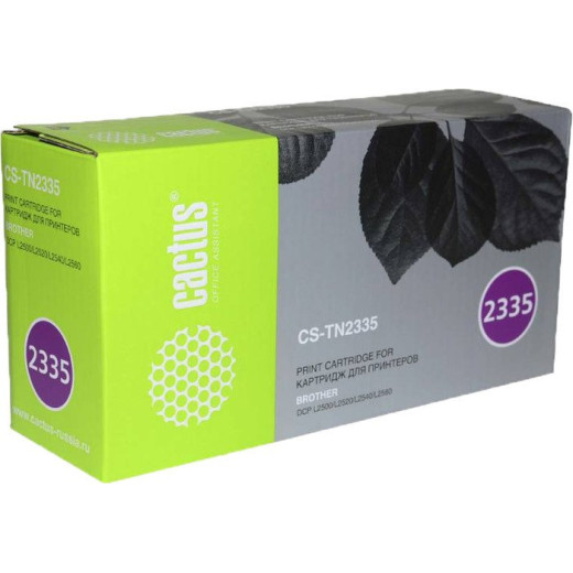 Картридж лазерный Cactus CS-TN2335 black ((1200стр.) для Brother DCP L2500/L2520/L2540/L2560) (CS-TN2335)