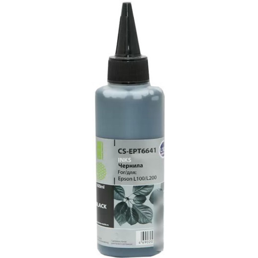 Чернила совм. Cactus EPT6641 черный для Epson L100/L110/L120/L132/L200/L210/L222/L300/L312/L350