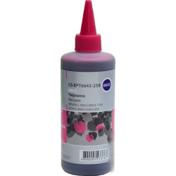 Чернила Cactus CS-EPT6643-250 пурпурный 250мл для Epson L100/L110/L120/L132/L200/L210/L222/L300/L312/L350/L355/L362/L366/L456/L550/L555/L566/L1300