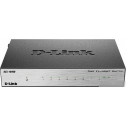 Коммутатор D-Link DES-1008D/L2B неуправляемый настольный 8x10/100BASE-TX