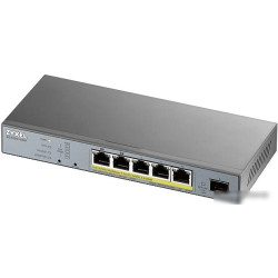 Коммутатор Zyxel GS1350-6HP-EU0101F 5G 1SFP 5PoE+ 60W управляемый