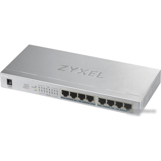 Коммутатор Zyxel GS1008HP-EU0101F 8G 8PoE+ 60W неуправляемый
