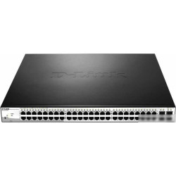 Коммутатор D-Link DGS-1210-52P/ME DGS-1210-52P/ME/B1A 48G 4SFP 24PoE 193W управляемый