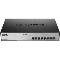 Коммутатор D-Link DGS-1008MP/B1A 8G 8PoE 125W неуправляемый