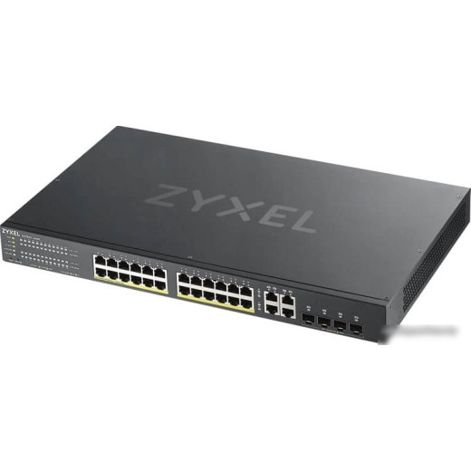 Коммутатор Zyxel NebulaFlex GS192024HPV2-EU0101F 24G 24PoE+ 375W управляемый