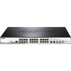 Коммутатор D-Link DGS-1510-28XMP/A1A 24G 24PoE+ 370W настраиваемый