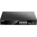 Коммутатор D-Link DGS-1010MP/A1A 9G 1SFP 8PoE 125W неуправляемый