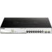 Коммутатор D-Link DGS-1210-10MP/F1A 8G 2SFP 8PoE 130W настраиваемый