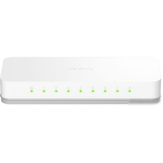 Коммутатор D-Link DES-1008C/B1A 8x100Mb неуправляемый