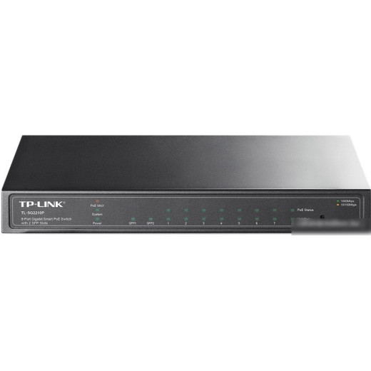 Коммутатор TP-Link TL-SG2210P 8G 2SFP 8PoE управляемый