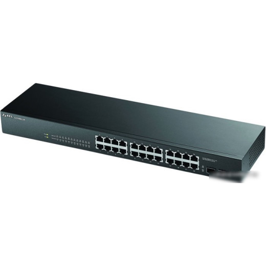 Коммутатор Zyxel GS1900-24 GS1900-24-EU0101F 24G 2SFP управляемый
