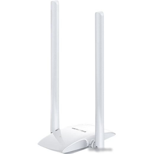 Сетевой адаптер WiFi Mercusys MW300UH N300 USB 2.0 (ант.внеш.несъем.) 2ант.
