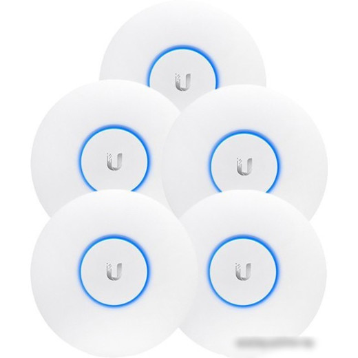 Точка доступа Ubiquiti UAP-AC-PRO-5 10/100/1000BASE-TX белый