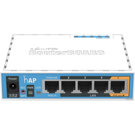 Роутер MikroTik RB951UI-2HND 10/100BASE-TX белый