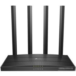 Роутер беспроводной TP-Link Archer C6 AC1200 10/100/1000BASE-TX черный