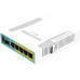 Роутер MikroTik hEX PoE (RB960PGS) 10/100/1000BASE-TX/SFP белый