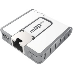 Точка доступа MikroTik mAP lite (RBMAPL-2ND) N300 10/100BASE-TX белый