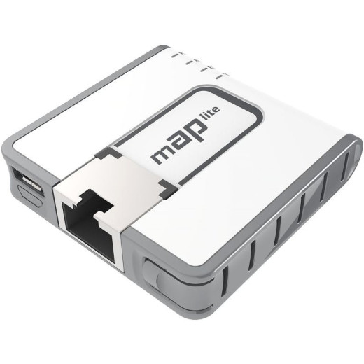Точка доступа MikroTik mAP lite (RBMAPL-2ND) N300 10/100BASE-TX белый