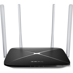 Роутер беспроводной Mercusys AC12 AC1200 10/100BASE-TX черный