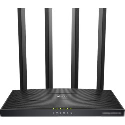 Роутер беспроводной TP-Link Archer C6U AC1200 10/100/1000BASE-TX/4G ready черный