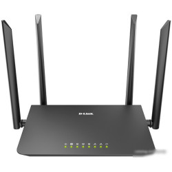 Роутер беспроводной D-Link DIR-820/RU/A1A AC1200 10/100BASE-TX черный