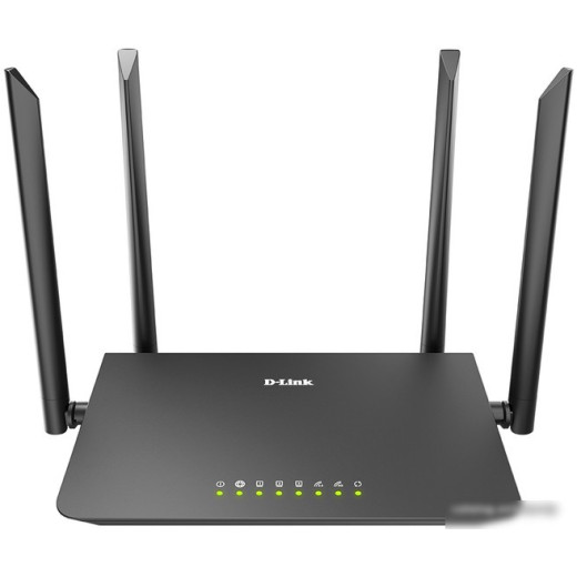 Роутер беспроводной D-Link DIR-820/RU/A1A AC1200 10/100BASE-TX черный