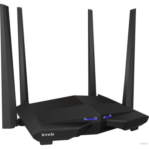 Беспроводной маршрутизатор TENDA AC10 Dual-Band (802.11a/b/g/n/ac, 2.4 / 5 ГГц, до 1.17 Гбит/с, LAN 3x1 Гбит/с, WAN 1x1 Гбит/с) (AC10)