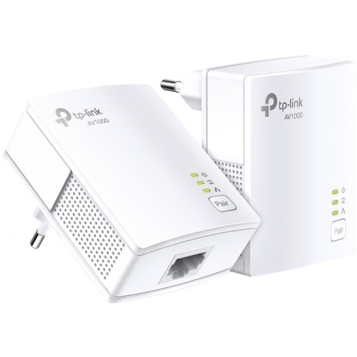Сетевой адаптер Powerline TP-Link TL-PA7017 KIT AV1000 Gigabit Ethernet (упак.:2шт)