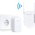 Сетевой адаптер Powerline Mercusys MP510 KIT N300 Gigabit Ethernet (ант.внеш.несъем.) 2ант. (упак.:2шт)