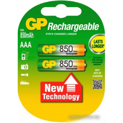 Аккумулятор GP AAA (HR03) 850mAh 2BL