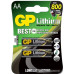 Батарейка GP Lithium AA (LR06) литиевая 15LF, BL2