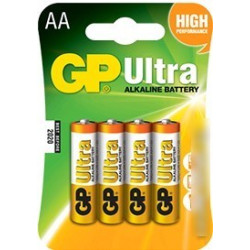 Батарея GP Ultra Alkaline 15AU LR6 AA (4шт)