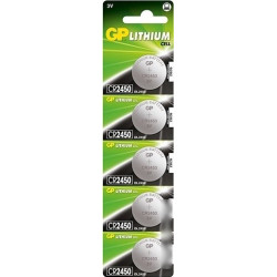 Батарея GP Lithium CR2450 (5шт)