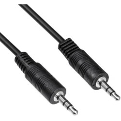 Кабель аудио BURO BAAC002-3, Jack 3.5 - Jack 3.5 , 3м