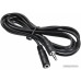 Кабель-удлинитель аудио Buro Jack 3.5 (m)/Jack 3.5 (f) 2м. черный (BAAC003-2)