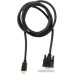 Кабель аудио-видео Buro HDMI (m)/DVI-D (Dual Link) (m) 1.8м. Позолоченные контакты черный (BHP RET HDMI_DVI18)