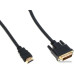 Кабель аудио-видео Buro HDMI (m)/DVI-D (Dual Link) (m) 1.8м. Позолоченные контакты черный (BHP RET HDMI_DVI18)