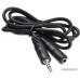 Кабель-удлинитель аудио Buro BAAC003-1 Jack 3.5 (m)/Jack 3.5 (f) 1м. черный
