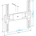 Кронштейн HOLDER LCD-F4611, телевизионный, 32 - 65, до 40кг, черный