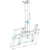 Кронштейн телевизионный Holder PR-101-W белый 32-65 макс.60кг потолочный фиксированный