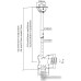 Кронштейн для телевизора Arm Media LCD-1600 черный 15 -48  макс.55кг потолочный наклон
